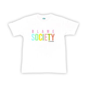 Blame Society Premium White T-Shirt