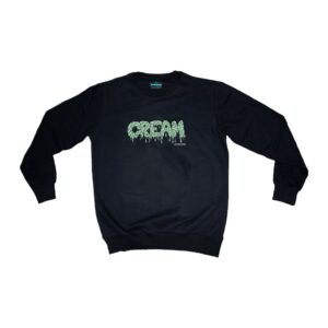 Cream Premium Black Sweatshirt
