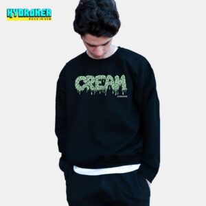 Cream Premium Black Sweatshirt