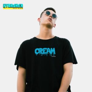 Cream Premium Black T-Shirt