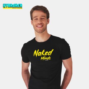 Naked Minds Premium Black T-Shirt